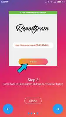 Play Repostgram