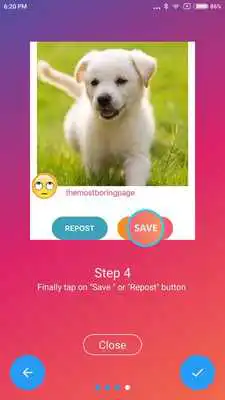 Play Repostgram