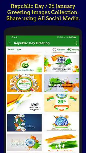 Play Republic Day Greeting. as an online game Republic Day Greeting. with UptoPlay