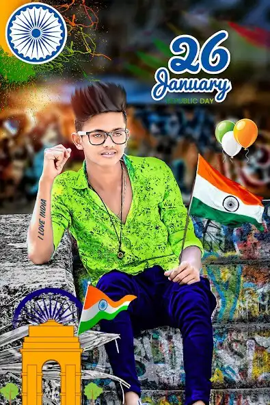 Play Republic Day Photo Frame 2023 as an online game Republic Day Photo Frame 2023 with UptoPlay