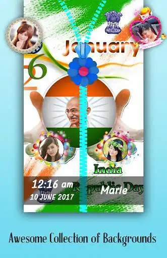 Play Republic Day Zipper Lock Screen  and enjoy Republic Day Zipper Lock Screen with UptoPlay