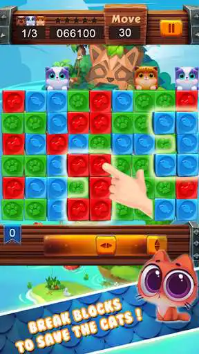 Play Rescue Cat Puzzle as an online game Rescue Cat Puzzle with UptoPlay