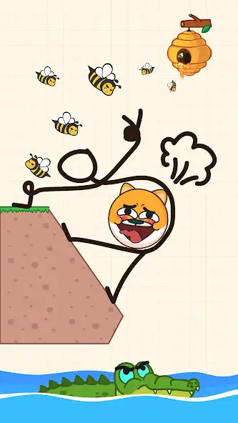 Play Rescue Doge: Draw To Save as an online game Rescue Doge: Draw To Save with UptoPlay