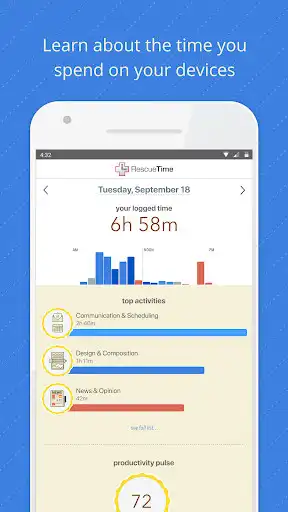 Play RescueTime Time Management and Digital Wellness  and enjoy RescueTime Time Management and Digital Wellness with UptoPlay
