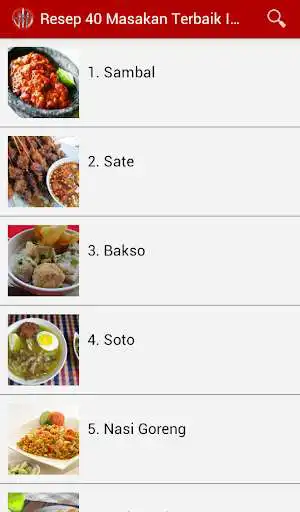 Play Resep 40 Masakan Terbaik