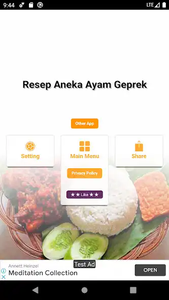 Play Resep Aneka Ayam Geprek  and enjoy Resep Aneka Ayam Geprek with UptoPlay