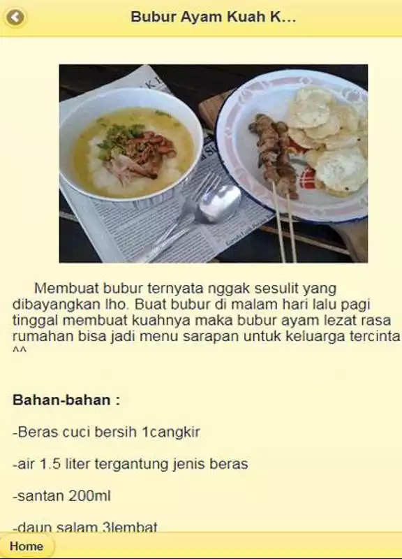 Play Resep Aneka Bubur Spesial