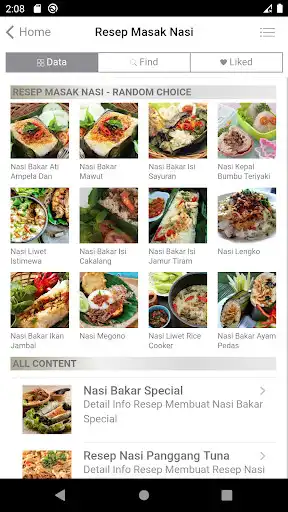 Play Resep Aneka Masakan Nasi as an online game Resep Aneka Masakan Nasi with UptoPlay