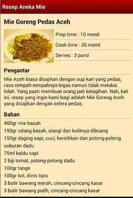 Play Resep Aneka Mie