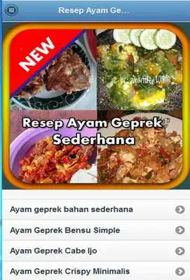 Play Resep Ayam Geprek Sederhana