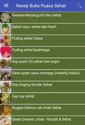 Play Resep Buka Puasa Sehat