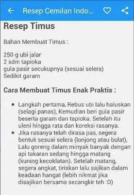 Play Resep Cemilan Indonesia