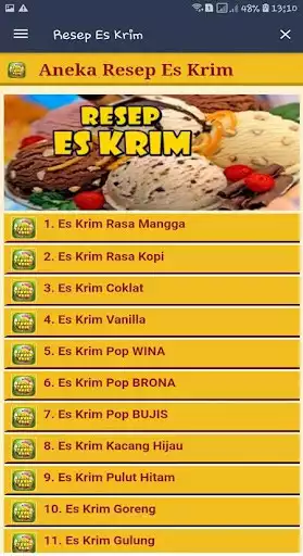 Play Resep Es Krim as an online game Resep Es Krim with UptoPlay