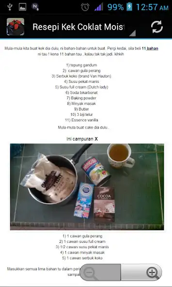 Play Resepi Kek Coklat Moist as an online game Resepi Kek Coklat Moist with UptoPlay