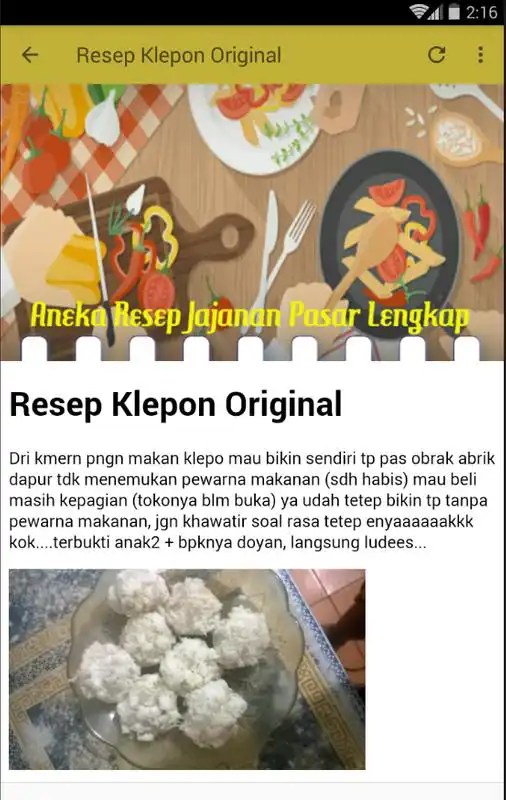 Play Resep Jajanan Pasar Lengkap