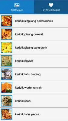 Play Resep Keripik Pilihan