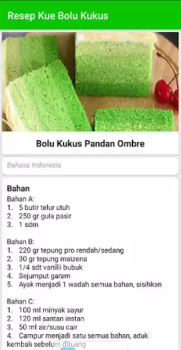 Play Resep Kue Bolu Kukus