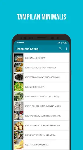 Play Resep Kue Kering  and enjoy Resep Kue Kering with UptoPlay