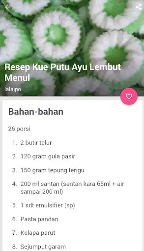 Play Resep Kue Putu Ayu
