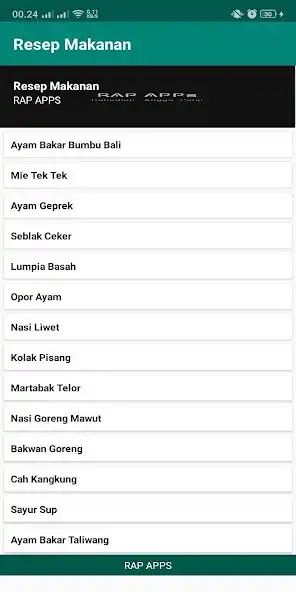 Play Resep Makanan Anak Kos  and enjoy Resep Makanan Anak Kos with UptoPlay