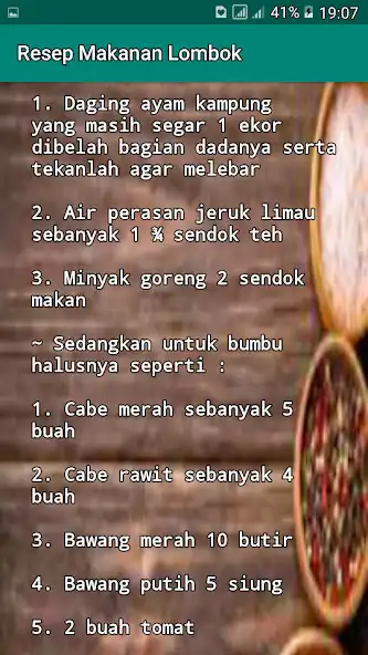 Play Resep Makanan Lombok as an online game Resep Makanan Lombok with UptoPlay