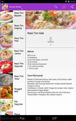 Play Resep Masakan Bayi Dan Balita
