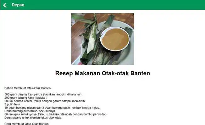 Play Resep Masakan Daerah Banten