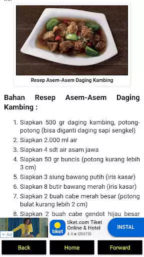 Play Resep Masakan Enak as an online game Resep Masakan Enak with UptoPlay