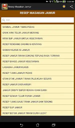 Play Resep Masakan Jamur as an online game Resep Masakan Jamur with UptoPlay