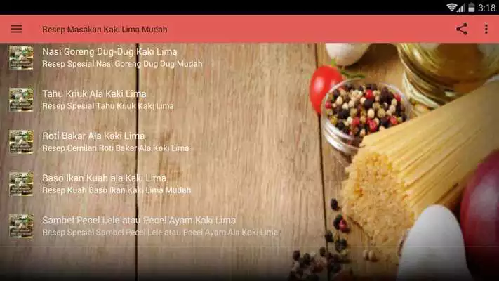 Play Resep Masakan Kaki Lima Mudah