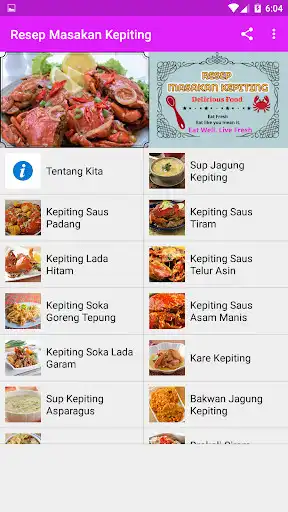 Play Resep Masakan Kepiting as an online game Resep Masakan Kepiting with UptoPlay
