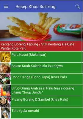 Play Resep Masakan Khas SulTeng