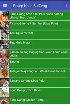 Play Resep Masakan Khas SulTeng