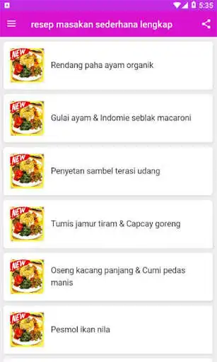 Play Resep Masakan Sederhana Lengkap  and enjoy Resep Masakan Sederhana Lengkap with UptoPlay