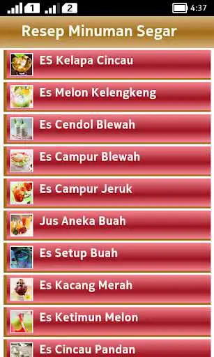 Play Resep Minuman Segar