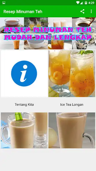 Play Resep Minuman Teh as an online game Resep Minuman Teh with UptoPlay