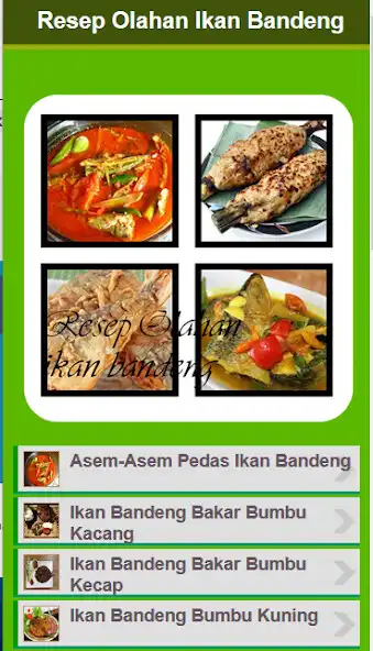 Play Resep Olahan Ikan Bandeng  and enjoy Resep Olahan Ikan Bandeng with UptoPlay