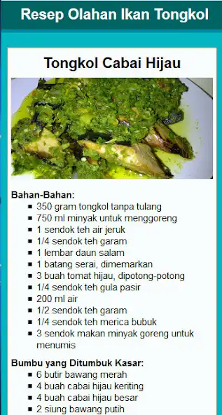 Play Resep Olahan Ikan Tongkol  and enjoy Resep Olahan Ikan Tongkol with UptoPlay