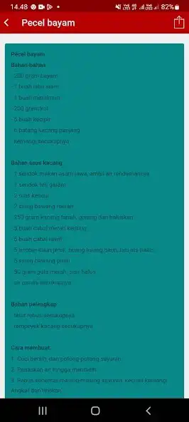 Play RESEP PECEL as an online game RESEP PECEL with UptoPlay