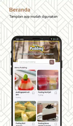 Play resep puding lengkap offline  and enjoy resep puding lengkap offline with UptoPlay