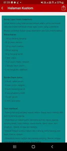 Play RESEP SAYUR ASAM ISTIMEWAH as an online game RESEP SAYUR ASAM ISTIMEWAH with UptoPlay