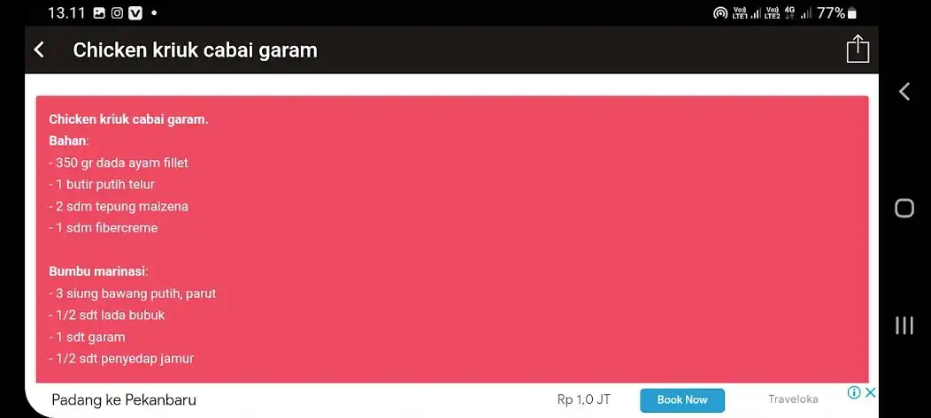 Play RESEP SEDERHANA SEHARI HARI as an online game RESEP SEDERHANA SEHARI HARI with UptoPlay