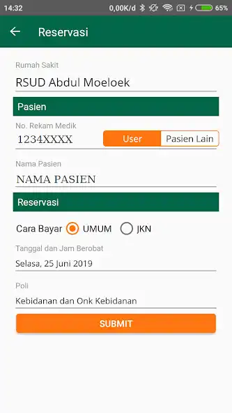 Play Reservasi Abdul Moeloek as an online game Reservasi Abdul Moeloek with UptoPlay
