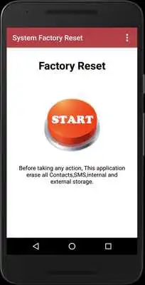 Play Reset Phone Mobile Full Factory Reset