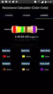 Play Resistance Calculator (Color Code)