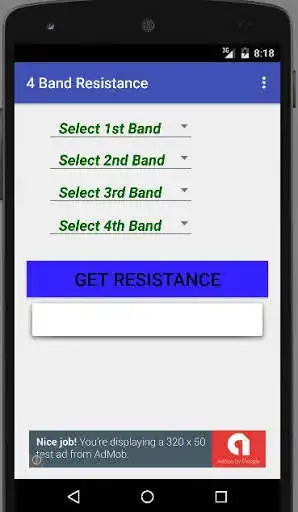 Play APK Resistance Color Calculator  and enjoy Resistance Color Calculator with UptoPlay com.resistance.national.resistancecolorcodecalculator