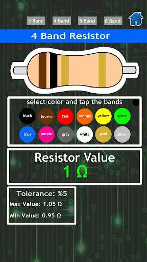 Play Resistor Calculator With Game as an online game Resistor Calculator With Game with UptoPlay