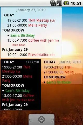 Play Resizeable CalWidget as an online game Resizeable CalWidget with UptoPlay