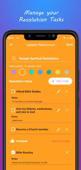 Play Resolution Diary as an online game Resolution Diary with UptoPlay
