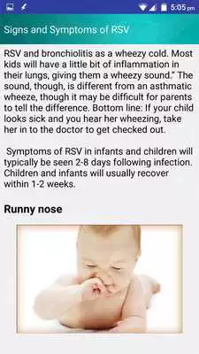 Play Respiratory Syncytial Virus infection RSV in Kids